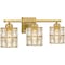 Quoizel Gibson Bath 3 Lights Aged Brass GIB8622AB - alternate 2